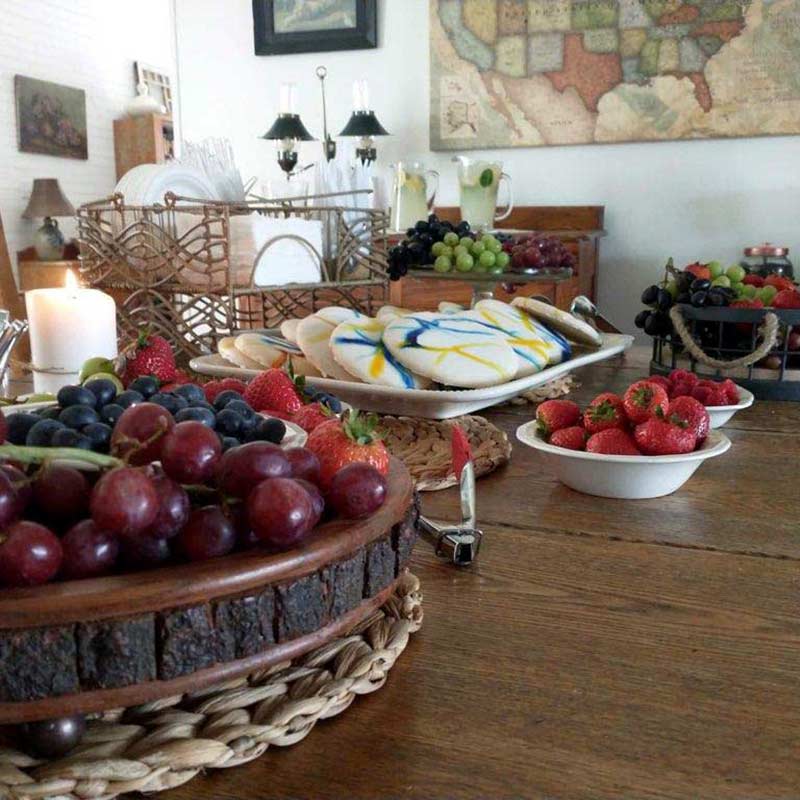 Buffet at Sugar Hill Farm